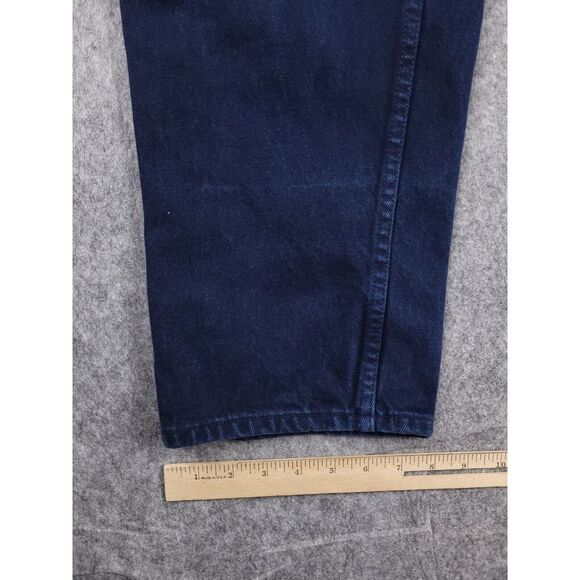 Vintage Anchor Blue Jeans Men's 30x31 Baggy Wide Leg Relaxed Fit Blue Denim Y2K - Picture 7 of 7